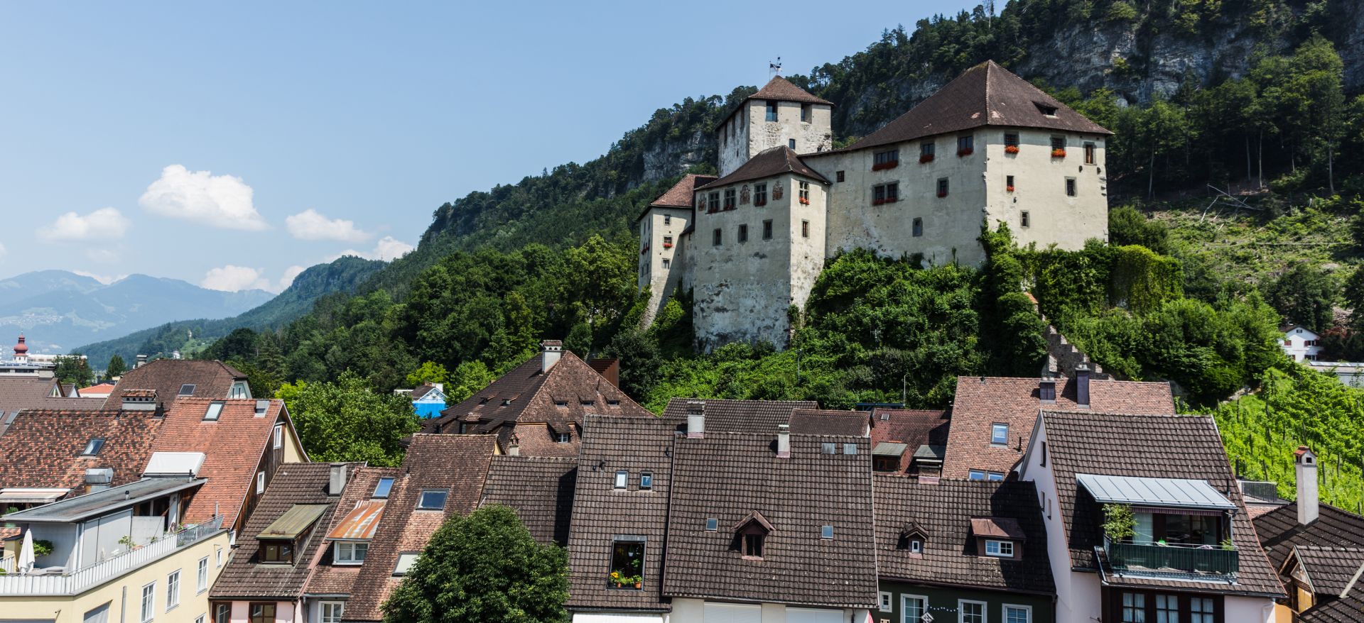Feldkirch Ausblick Montforthaus Dach (c) Nadine Jochum - Montforthaus Feldkirch Feldkirch GmbH