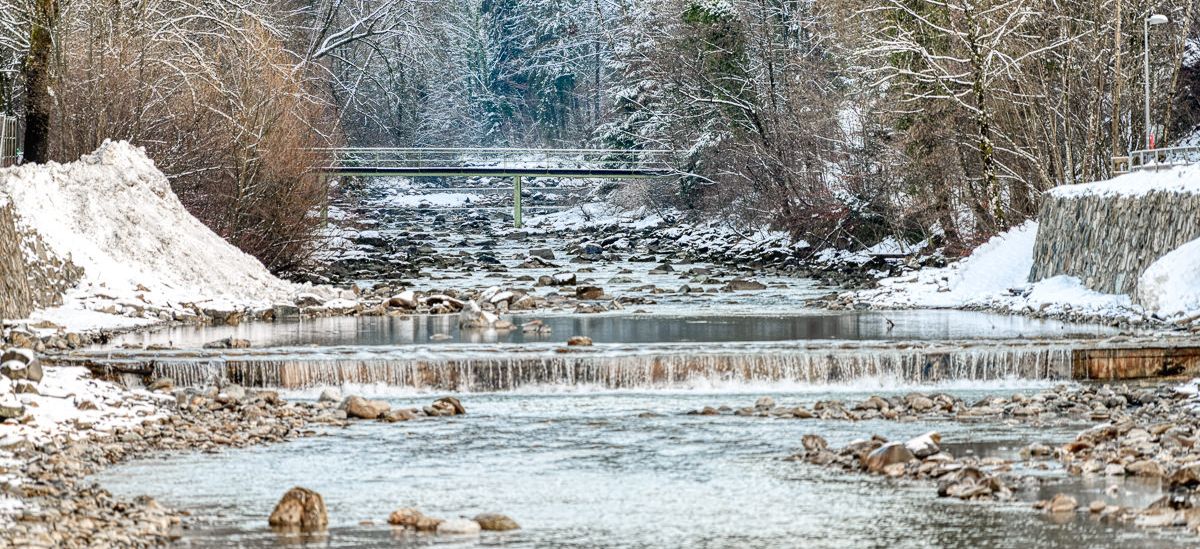 Dornbirner Ach, Winter