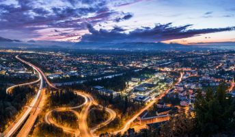 Bregenz Blick auf Rheintal 