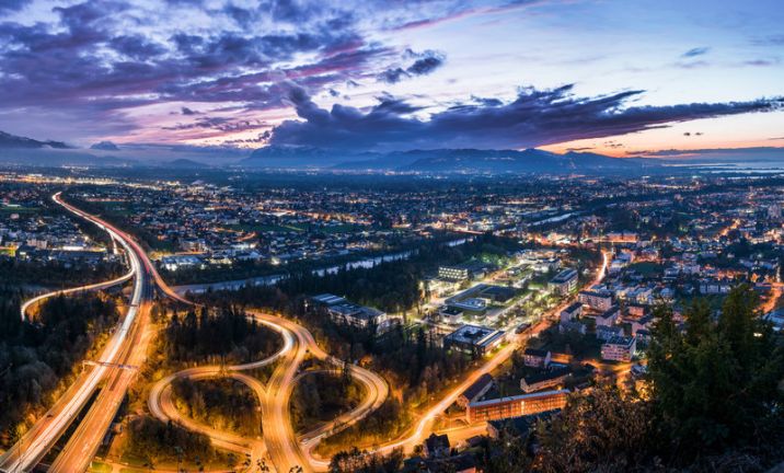 Bregenz Blick auf Rheintal 